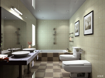 Le modle de salle de bain de la mode minimaliste