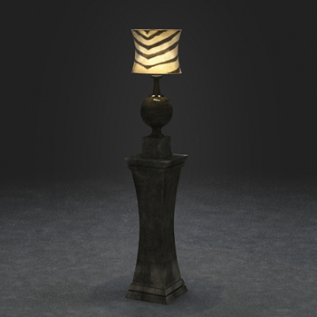 Europenne lampe de table classique modle 3D