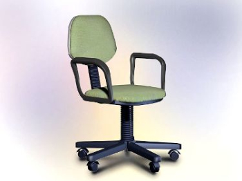 Modle de mobilier de bureau - chaise pivotante