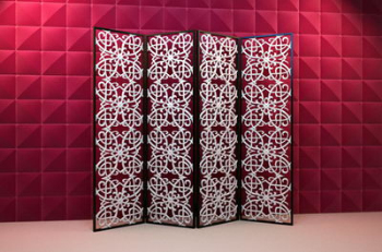 Chinoise cran papillon modle 3D