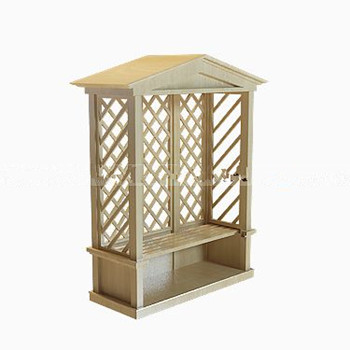 Modle 3D d'un petit pavillon du parc