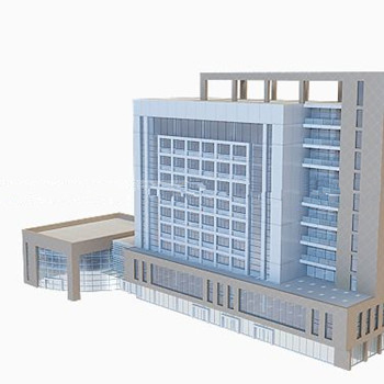 Modles 3D de bâtiments de bureaux