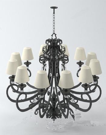 Belle 3d de lustre