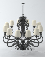 Belle 3d de lustre