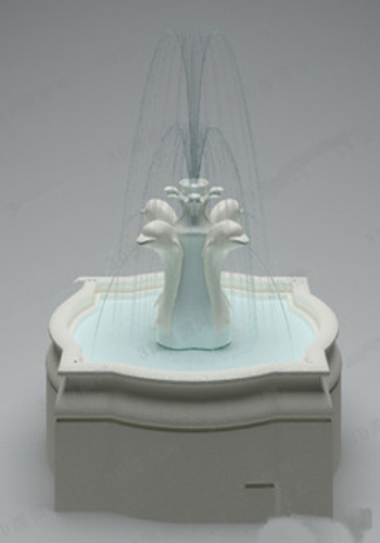 Conception du modle 3D fontaine de haute qualit