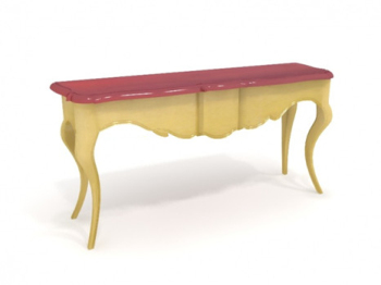 Table de salle  caf modle 3d