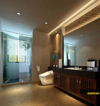 Modle 3d de la salle de bain de style europen
