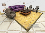 Ensemble des modles de canaps de style europen 3d