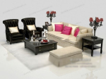 Modles 3d canap de style noble