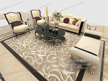 Modles europens canap style moderne 3d