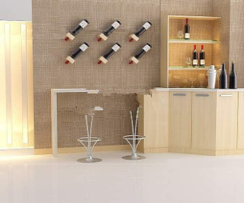 Élgant bar  l'intrieur des modles 3D
