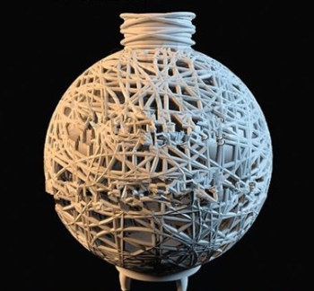 Ornements de paille de balle modles 3D