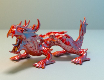 Modle rouge Dragon chinois Ornements