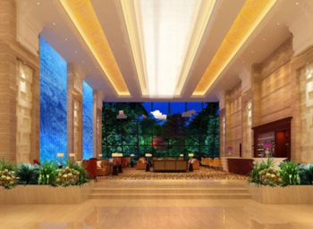 Hall de l'hôtel des modles 3D