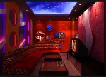 Chinois salles de KTV rouge modles 3d