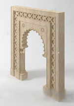 Modle 3d de portes de style europen