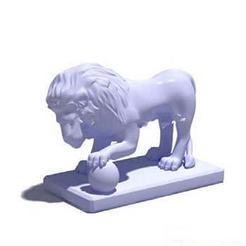 Lions de pierre modle 3d