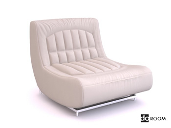 Blanc sofa sans bras unique