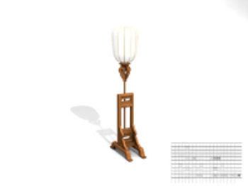 Lampe de table classique charme
