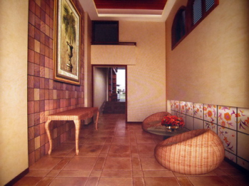 Du Sud-Est asiatique rception salle de style modle 3D