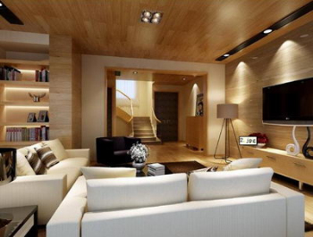Chic et moderne salle de sjour minimaliste modle 3D