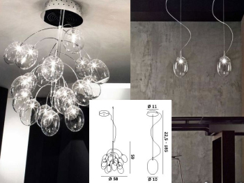 Europenne personnalit cratrice, lustres en cristal