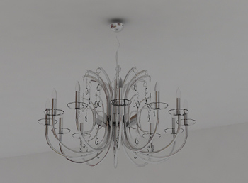 Des modles 3D de lustres en cristal