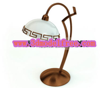 Anciens en mtal lampe de bureau modles 3D
