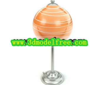 Forme Lollipop Lampe de table modle 3D