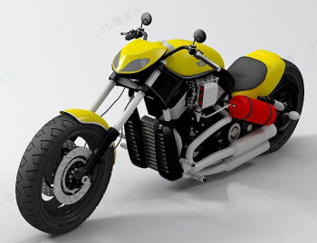 Modle de moto jaune