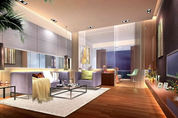 Moderne scne minimaliste chambre de style de vie