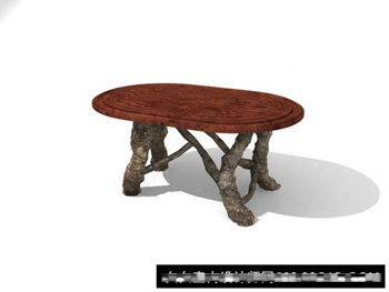 Caf sculptures de table modle 3D
