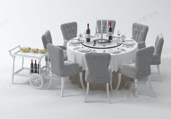 Un modle de table  manger Continental