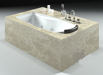 Modle de baignoire de luxe