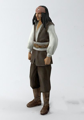 Captain Jack modle 3d