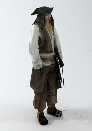 Captain Jack modle 3d