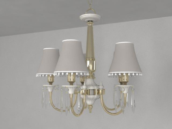 Elgant lustre europen en verre de cristal