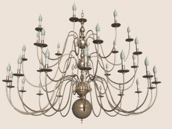 Continental Fer Mtal lustre en verre