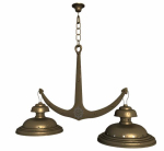 Lustre en mtal de style europen