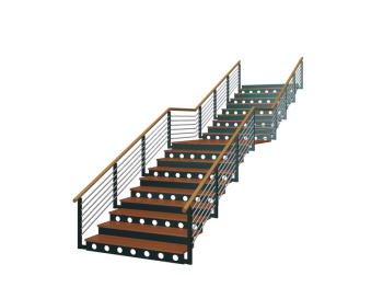 Escalier simple carr