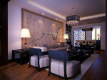 Chinese modle de salon moderne et spacieux atmosphrique multi-siges