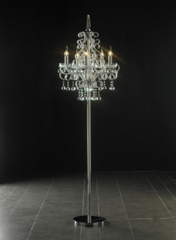 Modles 3D lampadaire en cristal