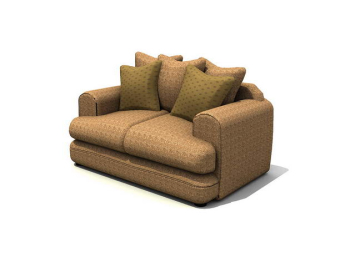 Modles 3D de canap en tissu d'intrieur