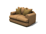Modles 3D de canap en tissu d