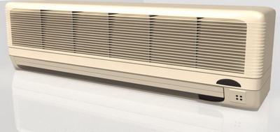 Modles 3D jaune pendant air conditionn rectangulaire