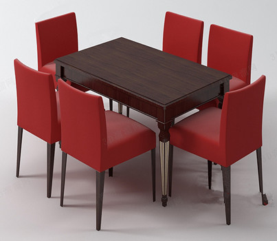 Tables et chaises combinaison de couleurs vives