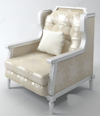 Modle 3d de la chaise de luxe