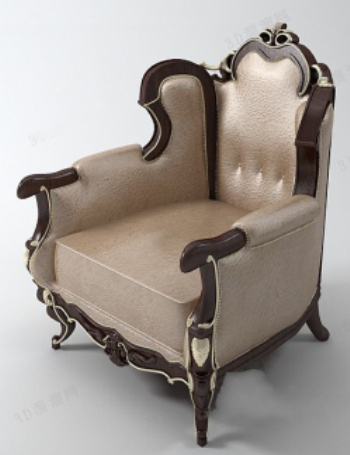 Modle 3d de la chaise de luxe