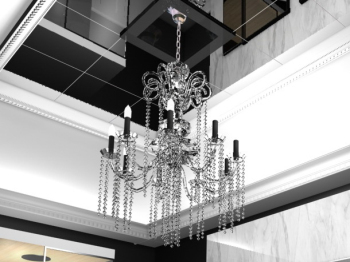 Lampes en cristal de rideau en cristal lgantes