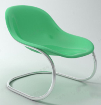 Creative modle de chaise verte